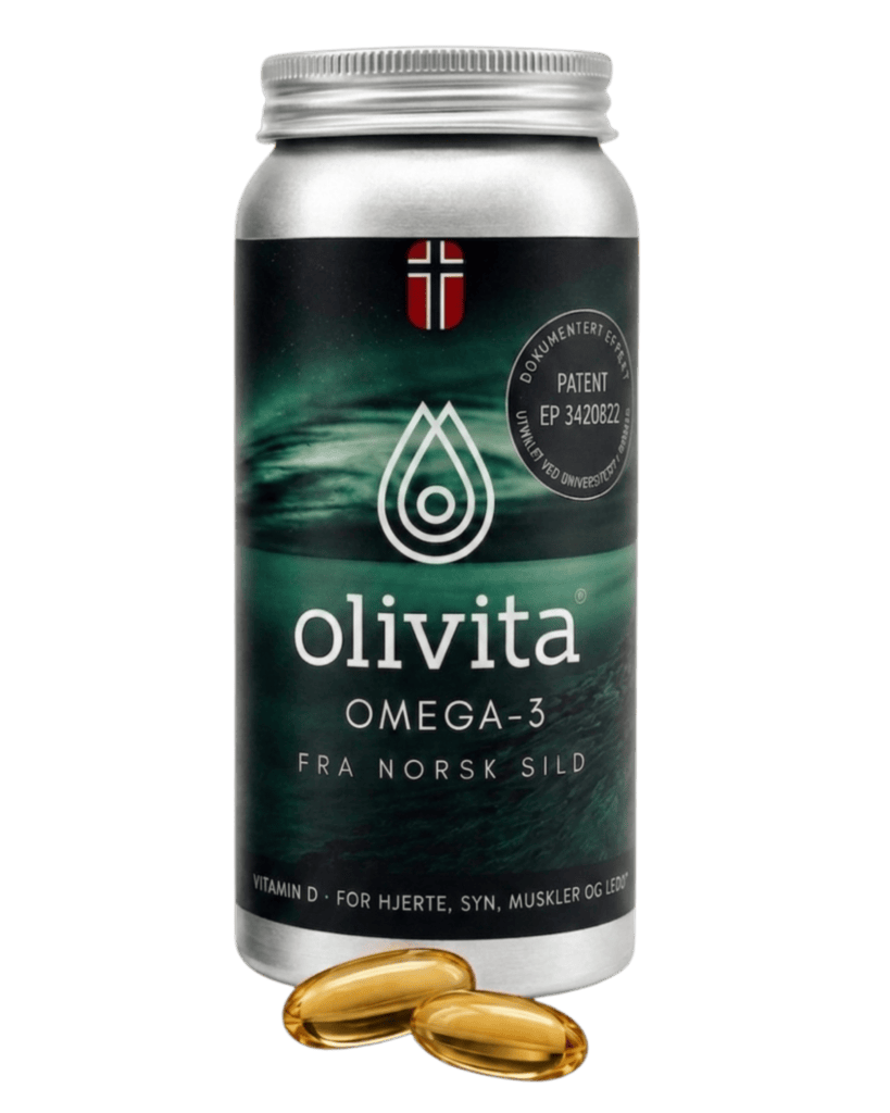 Olivita kapsler med sildolje